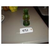 Mini green kerosene lamp