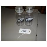 HJ Culler two 1990 qt jars