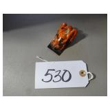 Vintage tin Halloween noise maker clicker