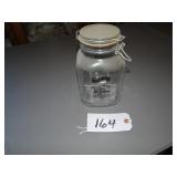 HJ Culler 1998 glass canister 1/2 gal