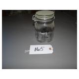 HJ Culler 1999 glass canister 1 qt