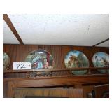 Crown Parian collector plates 6ps 'American Folk H