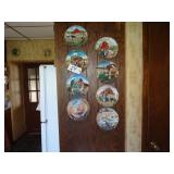 Danbury Mint 8pc 'Little Farmhands' collectible pl