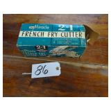 Vintage 2-n-1 french fry cutter