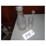 Store  5 cent quart and pink bottles