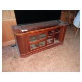TV console stand, one door needs glass, 58x26x24