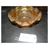 Amber moon/stars centerpiece bowl