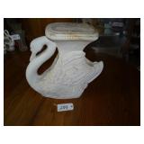 Large ceramic pedestal flower pot 22' tall