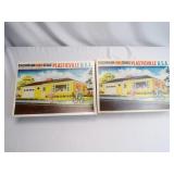 PLastic ville houses MIB