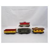Marx's Tin train cars