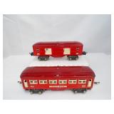 LIonel Prewar #600, and #602 Passenger cars