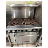 6 Burner Range w. Oven