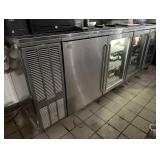 Perlick 9' Three Door Bar Back Cooler
