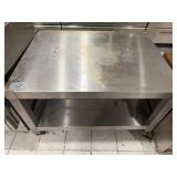 36' S.S. Equipment Stand on Casters