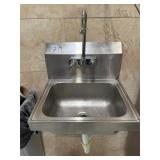 S.S. Wall Mount Hand Sink w. Faucet