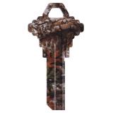 Minute Key Green #68 Sc1 Brass House Key Blank