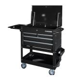 33 in 4-Drawer Mechanics Cart w/ Side Table