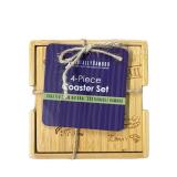 Totally Bamboo 4-Piece Coaster Set