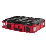22 in. Medium Red Tool Box, 75 lbs Capacity