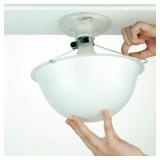 4 pack Clip On Light Bulb Cover, 9.1", White, UV