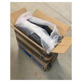 Lot of black plastic spoons