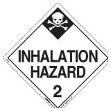 Z-PL28 Inhalation Hazard 2 Placard, Tagboard (25)