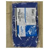 5 Pair ASP Non-Skid Patient Slippers 3XL Blue