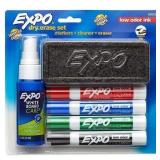 Expo Dry Erase Marker Kit, Chisel Tip, 6 Colors