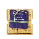 Totally Bamboo 4-Piece Coaster Set