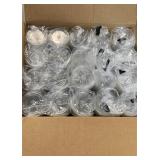 Case of companions clear pet portion cup lids