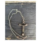 Antique Cross & Necklace