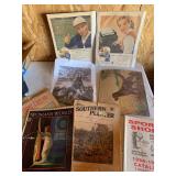 Lot of Antique 1930s + Prints and Magazines