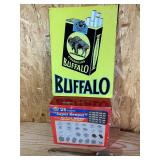 Buffalo Metal Sign , Hardware Organizer & Old Copp