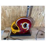 Vintage Washington Redskins lamp needs repair