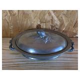 Antique Insico 330 Pewter Server Bowl