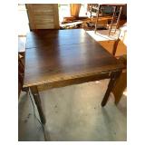 Antique wood 48 x 38 table great condition