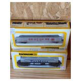 2- Antique Bachmann Electric Model Railroad Cars