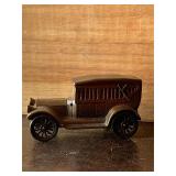 Antique Metal Piggy Bank Truck