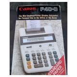 Vintage Canon P 40-D Electronic Calculator w/ Box