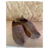 2- Handcarved Wooden Shoes