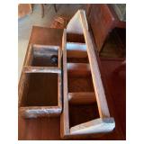 2 Wood Tool Boxes