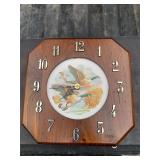 Vintage 1982 flying geese clock tested works