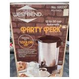 Vintage West Bend party park 12 to 30 cup automati