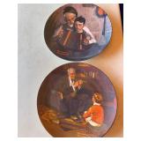 2 Norman Rockwell Collector Plates