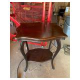Small Wood Table Needs Refinishing