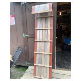 Antique wood sled needs sealant