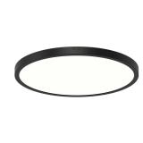 12 in. Black Round New Ultra-Low Profile Integrate
