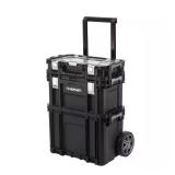 22 in. Connect Rolling System Plastic Tool Box See