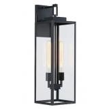 Hukoro 2 -Light 27-in H Matte Black Hardwired Outd
