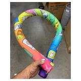 Fabric covered foam pool noodle
